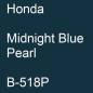 Preview: Honda, Midnight Blue Pearl, B-518P.